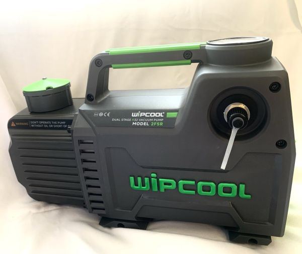 Вакуумний насос WIPCOOL 2F5R з вакууметром та соленоїдом 2-х ступ. 312л/хв