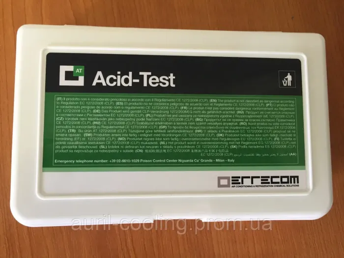 Тест для визначення рівня кислоти в компресорній оливі Errecom Acid-Test RK1349